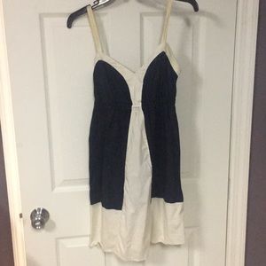 Navy and White Sundress